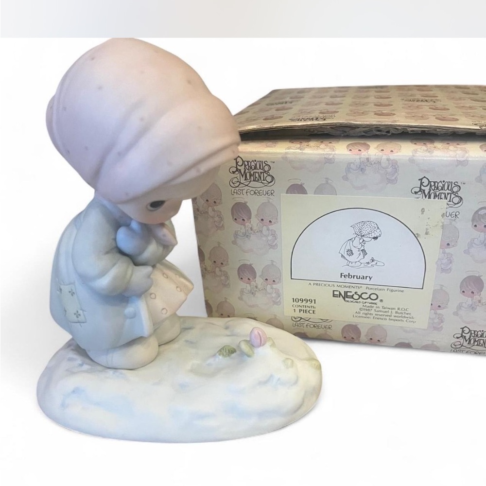 Vintage Precious Moments February Figurine -1987!!!!!